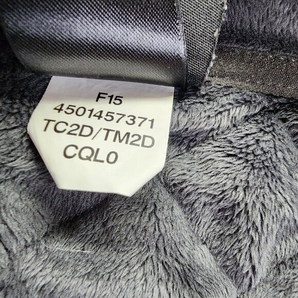 The North Face Womens M Caroluna Jacket-Plush Fleece Quilt Lined Heather Gray - Picture 11 of 12